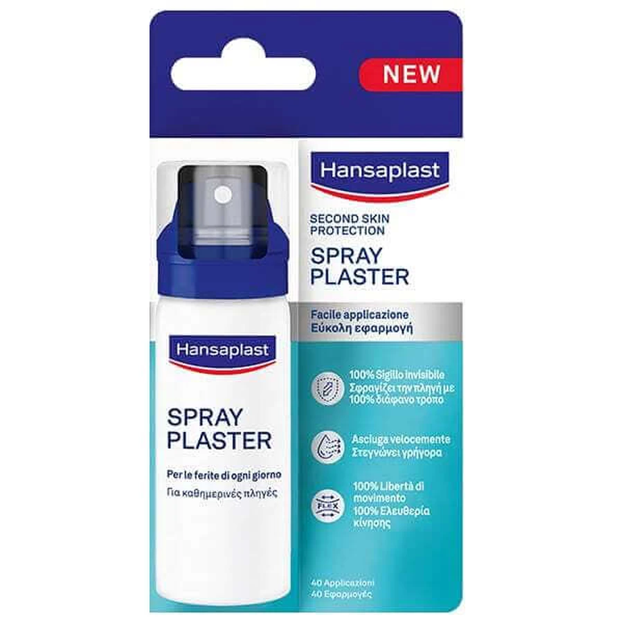 HANSAPLAST Second Skin Pleister Spray Second Skin Pleister Spray, 40ml