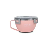 NAVA Food Container Thermos Stainless Steel Round We Care in Pink 850ml (10-262-011)