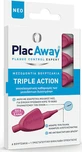 PLAC AWAY Triple Action Intertooth Brushes 0.4mm ISO 0, Pink x6 pcs