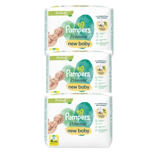 PAMPERS Wipes Baby Harmonie Nuevas Toallitas para Bebé (12 Paquetes de 46 Piezas) 552 Piezas