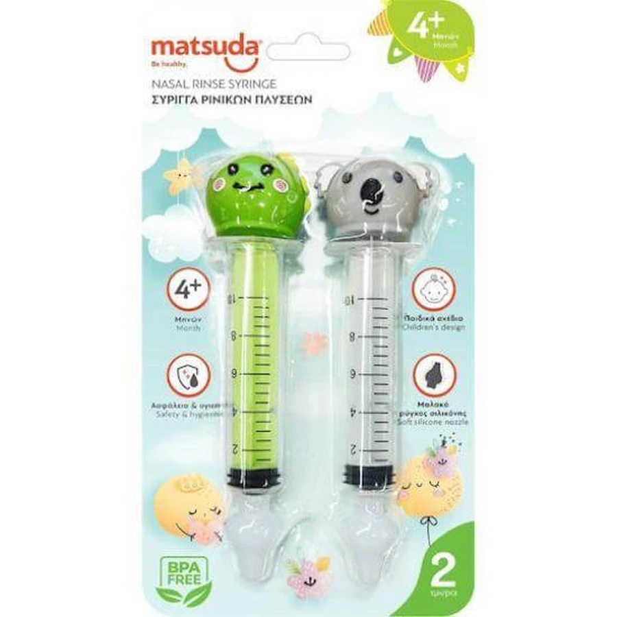MATSUDA Neusspoelspuit Koala - Dinosaurus 2 Stuks