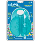 DR BROWN'S Travel Fresh Food bol con tapa y cuchara Verde TF 010