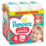 PAMPERS Active Baby Pants Pañal Pull-on No.6 13-19 kg 144 Piezas
