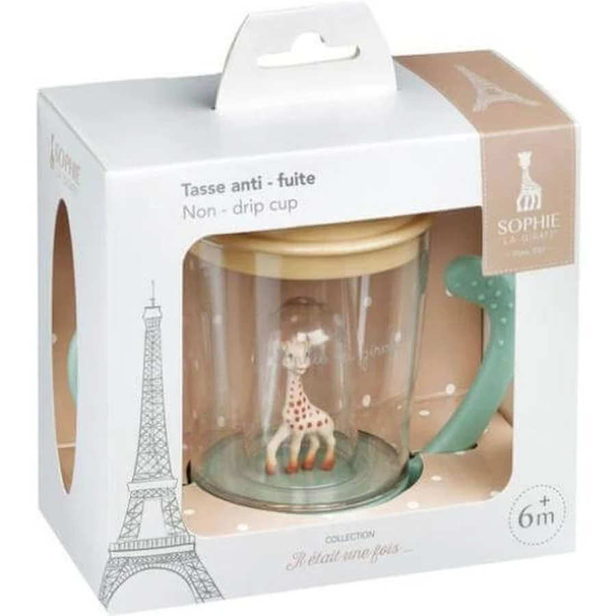 SOPHIE LA GIRAFE Coffret cadeau gobelet en plastique pour enfants 0m+.
