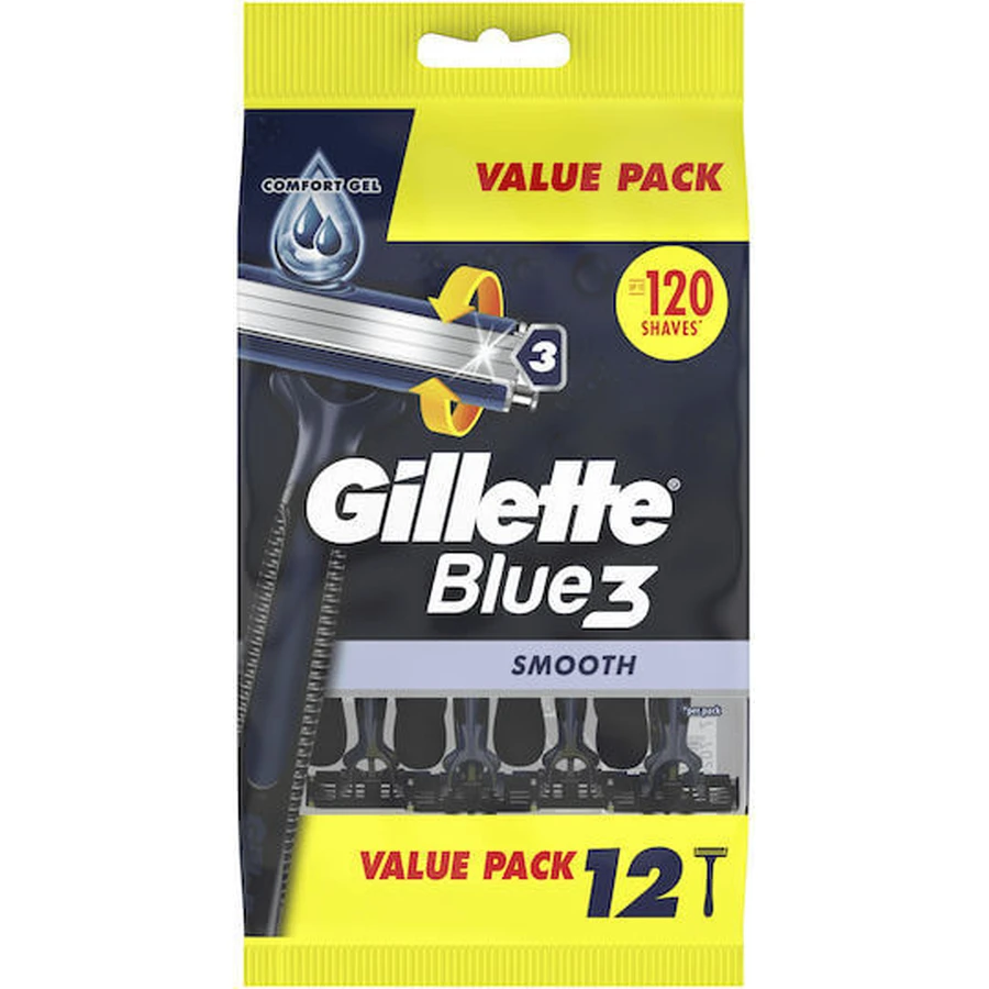 GILLETTE Blauw 3 Wegwerp 12 Stuks