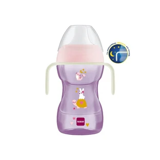 *MAM Fun To Drink Cup Night 270ml 8+ Months 463G Girl