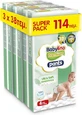 BABYLINO Premium Höschen Ultra Soft Soft Pant Softness No4 Super Pack [7-13kg] 114 Windeln (3 x 38 Windeln)