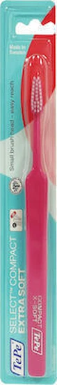 TEPE Toothbrush Select Compact Extra Soft in various colours - Fuchs