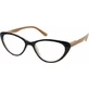 EYELEAD Lesebrille-Presbyopie Bordeaux Schmetterling mit Holzbügel E206 +1.25