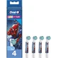 ORAL B Kids Spiderman Cabezales de repuesto para cepillos de dientes eléctricos 4 piezas