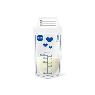 MAM Bolsas de almacenamiento de leche materna 100 unidades