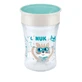 Vaso de entrenamiento NUK Magic Cup con borde y tapa 8m+ 230ml En Varios Colores - Azul