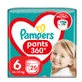 PAMPERS Pants 360° Baby Diapers-Bracket No6 (14kg-19kg) 25 Pieces