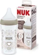 NUK Perfect Match Biberón de Plástico con Tetina de Silicona Suave Contra los Cólicos con Control de Temperatura Para 3+ Meses, 260ml