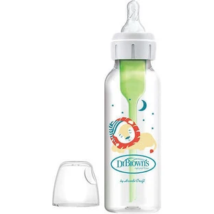 DR BROWN'S Kunststoff-Flasche Optionen + gegen Koliken mit schmalen Hals von 0 + Monate 250ml Lion SB 81105