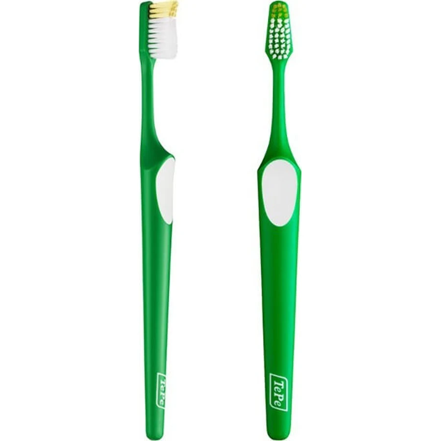 TEPE Brosse à dents Nova Soft en plusieurs couleurs - Vert/Blanc