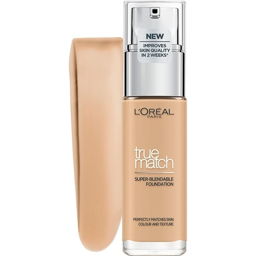 LOREAL True Match Super Blendable Foundation - Hydraterende Liquid Make Up 30ml 3N Creamy Beige