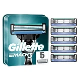 GILLETTE Mach3 Têtes de remplacement avec 3 lames et ruban lubrifiant 5 pièces