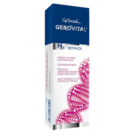 Gerovital H3 Retinol Antiarrugas Contorno de Ojos, 15 ml