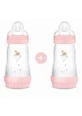 MAM Biberón de Plástico Easy Start Biberón de Silicona Anticólico 2+ Meses 2 Piezas 260ml