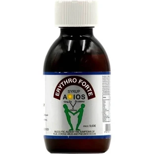 ERYTHRO FORTE A-IOS Sirop mycolytique Expectorant anticoagulant avec Vitamine C, D3 et Zinc 200ml