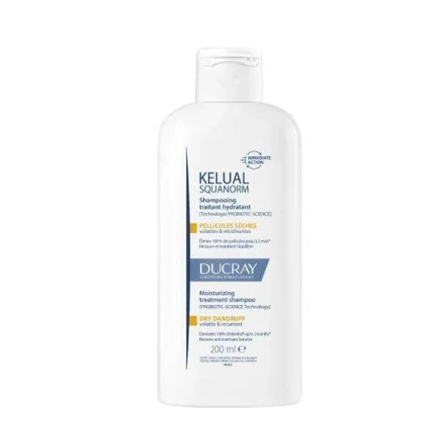 DUCRAY Kelual Squanorm Shampooing traitant les pellicules et la peau sèche 200ml