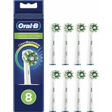 ORAL B Cross Action CleanMaximizer XXL Pack têtes de remplacement pour brosse à dents électrique 8 pièces