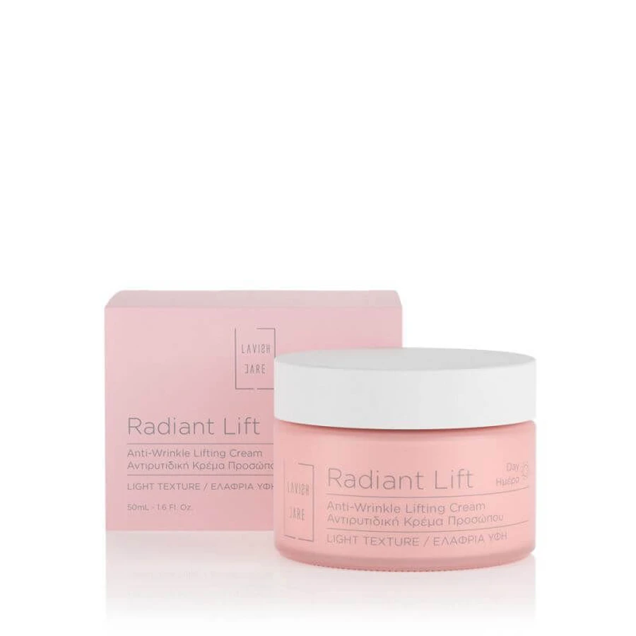 LAVISH CARE Radiant Lift Crema de Día Textura Ligera Crema Facial Antiedad, Reafirmante y Luminosa 50ml