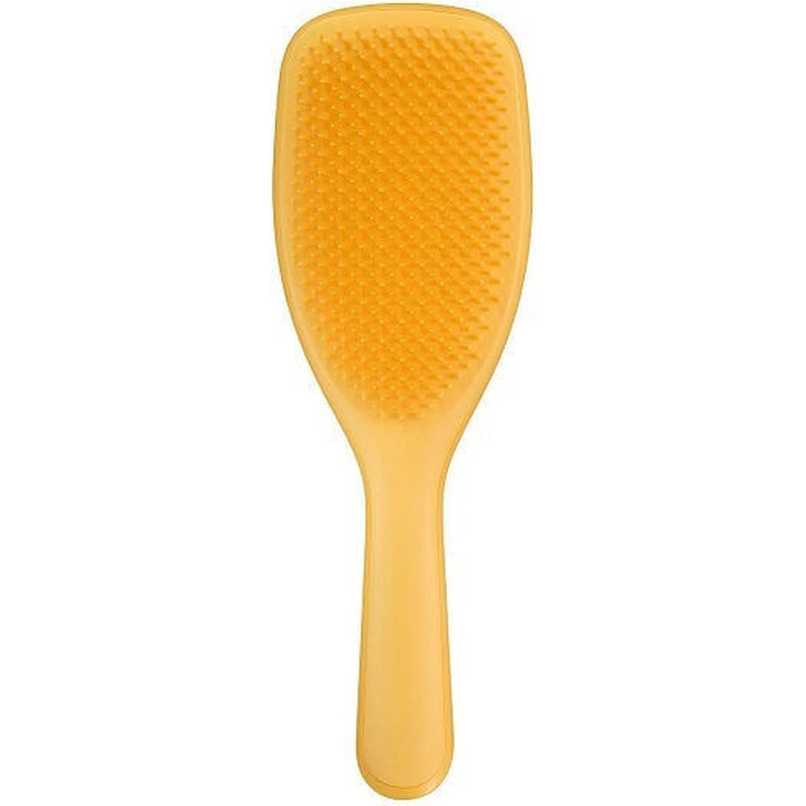 AMBITAS The Ultimate Detangler Large Yellow Flower-Brush Yellow For Thick & Curly Hair 1 piece