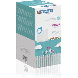 ALFASHIELD New Born Care Gauze Sterile with Steam 5x5cm 16ply x50 Pieces