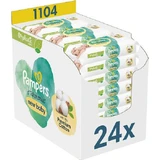 PAMPERS Wipes Baby Harmonie New Baby Baby Wipes Parfüm, Alkohol & Parabene frei (24 Packungen mit 46 Stück) 1104 Stück 2 Kisten