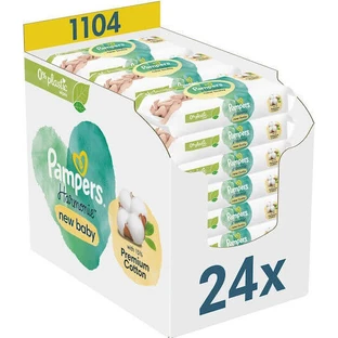 PAMPERS Babydoekjes Harmonie Nieuwe Babydoekjes Parfum-, Alcohol- & Parabenenvrij (24 pakken van 46 stuks) 1104 Stuks 2 Kratten