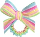 Invisibobble Slim Sprunchie Kids w.Bow Let's Chase Rainbows Kids Cinta para el pelo no destructiva x1