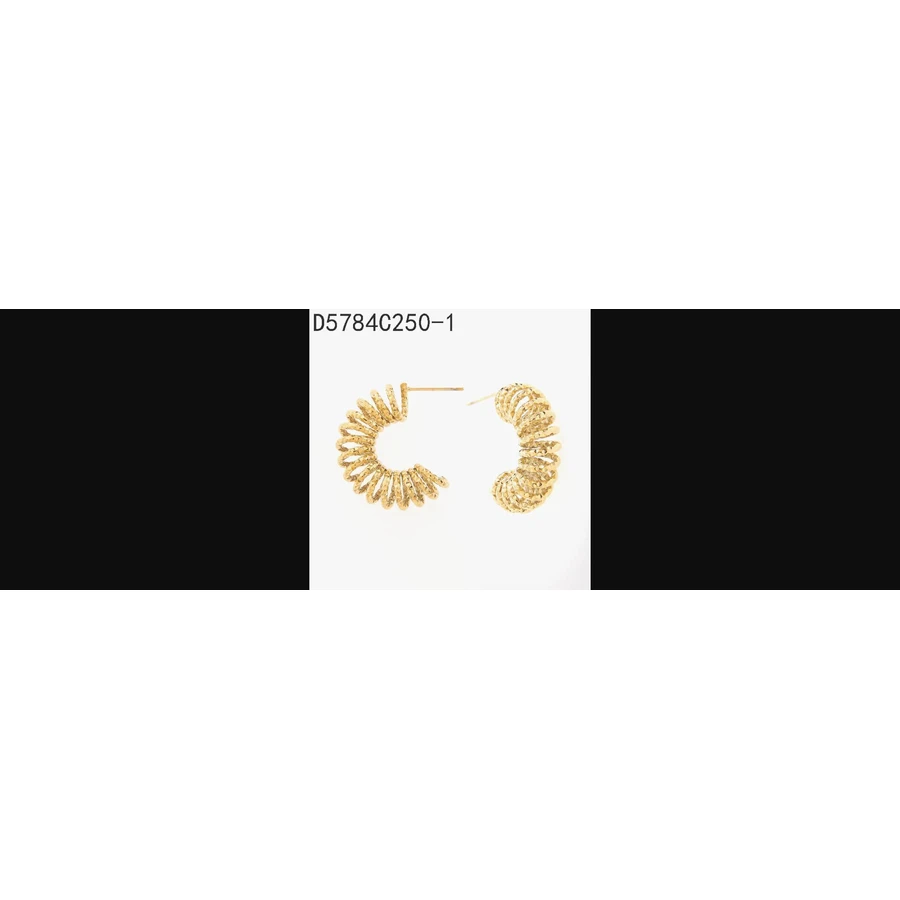 Miramira Hoop Gold-Ohrringe