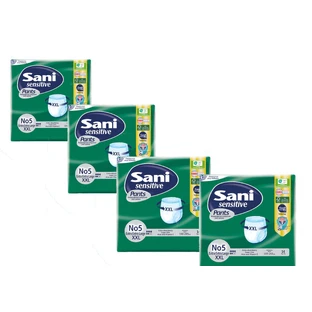SANI Pantalon Couche Pull-on No5 XXLarge 150-203cm ( 4 Paquets de 14 pièces ) 56 Pièces