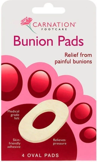CARNATION Bunion Pads Finger Protective Stickers 4 Pieces