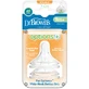 DR. BROWN'S Natural Flow Silicone Bottle Nipple Options+ With Wide Neck Level Y-Cut 9+ Months 2 Pieces WN Y201