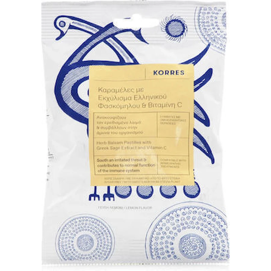 KORRES Snoepjes met Grieks Salie-extract & Vitamine C, 50gr