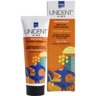 UNIDENT Kids Tandpasta 1000ppm Fluoride Vanaf 2 Jaar Met Bubbelgomsmaak 50ml