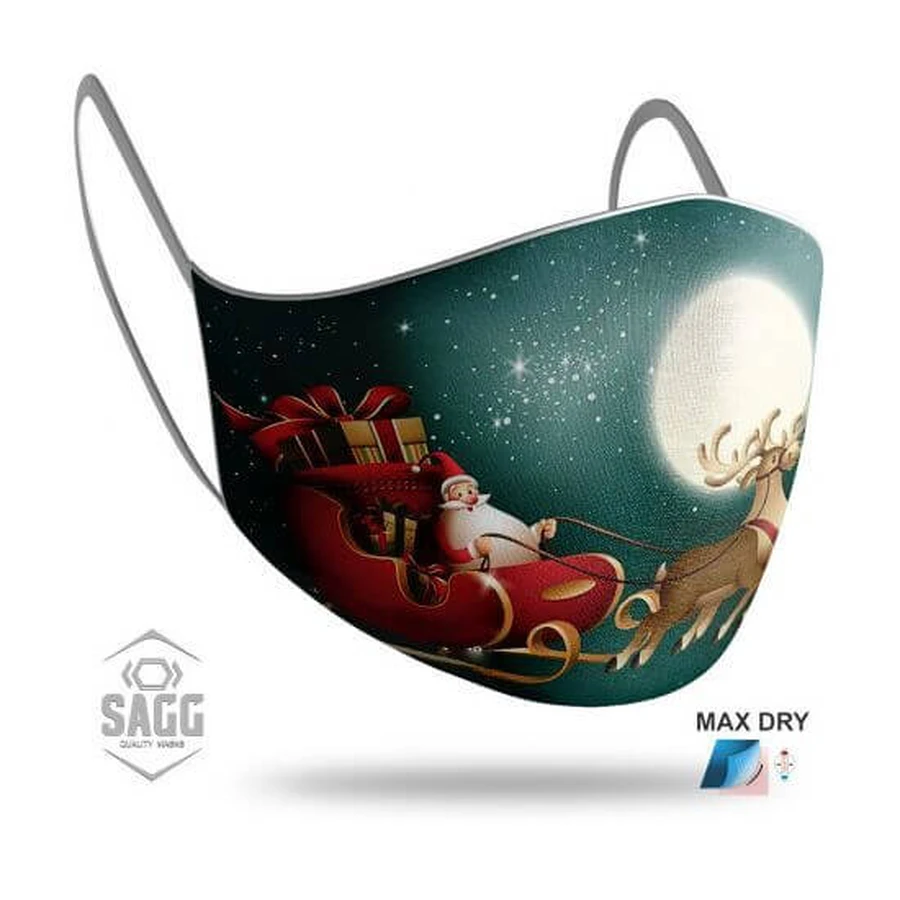 SAGG Unisex Fabric Mask Santa Claus 9