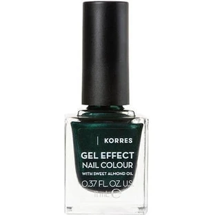 KORRES Gel Effect Nagellak Met Amandelolie Voor Intense Glans & Lange Houdbaarheid 11ml - 89 Fluweelgroen