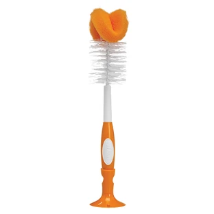 DR. BROWN'S Bottle Brush Cepillo para limpiar botellas en varios colores - Naranja