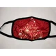 ROYALTY Fabric Mask Children's X-Mas Edition Red Merry Christmas x1