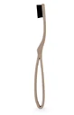 INTERMED Toothbrush Professional Eco Ergonomic Innovative, Extremely Flexible &amp; Ergonomic Handle Made of Soft Rice Bark (4.600 Fibres) Beige x1