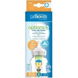 DR BROWN'S Fles Plastic Options+ Brede Hals Voor 3+ Maanden Konijntje 330ml WB 111002