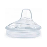 NUK For Nature Douille de remplacement en silicone pour 6 mois et plus 2 pièces 10.256.501