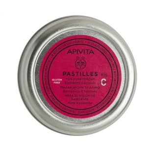 APIVITA Pastilles Blackberry & Propolis 45gr Pastilles with Blackberry & Propolis