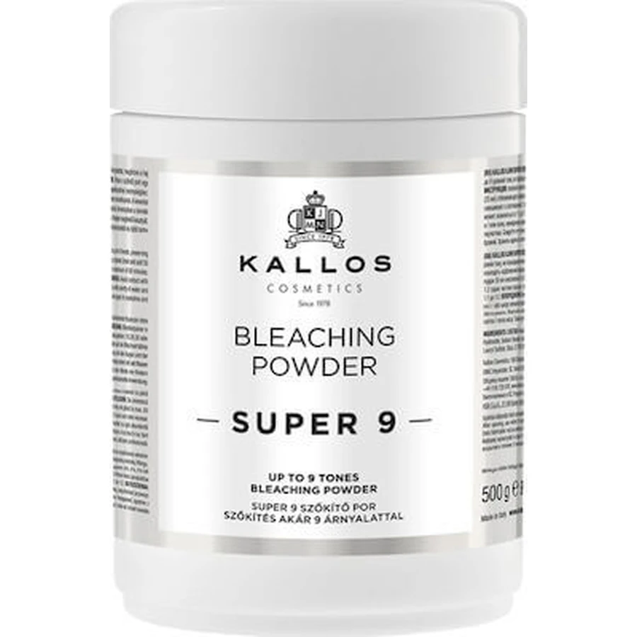 KALLOS Super 9 Bleaching Powder Decapazing Powder, 500gr