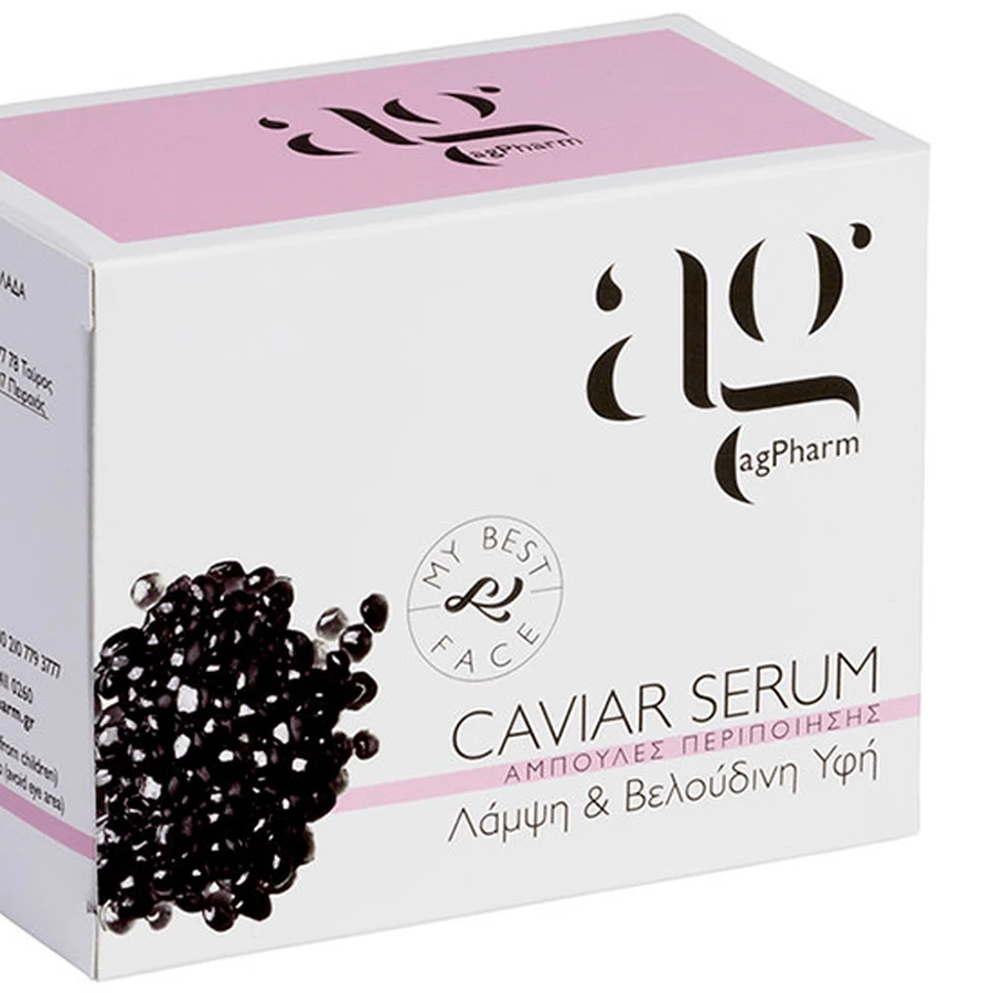 AG PHARM Kaviaarserum Gezicht Ampullen Voor Een Anti-Ageing Huid 2ml x1