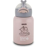 NAVA Thermos Stainless Steel Bottle We Care In Pink 350ml (10-110-001)